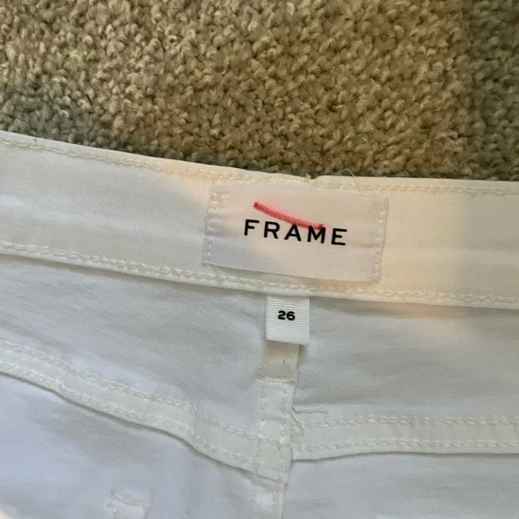Frame White Denim Jeans 👖 - Picture 4 of 5